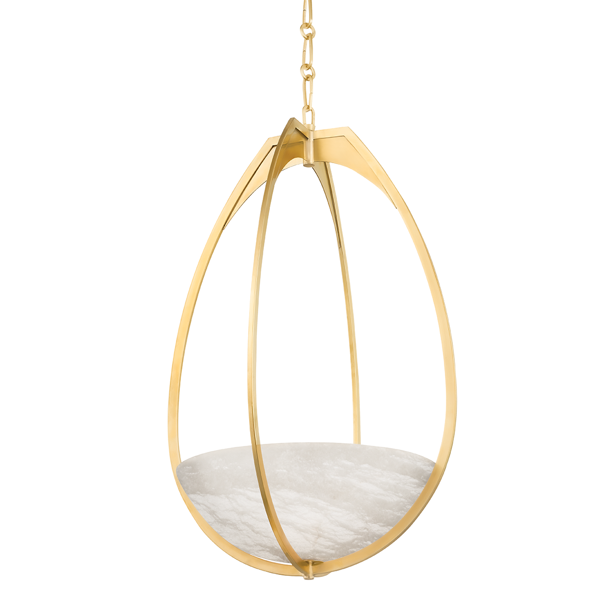 Lloyd Pendant with Aged Brass Finish
