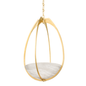 Lloyd Pendant with Aged Brass Finish