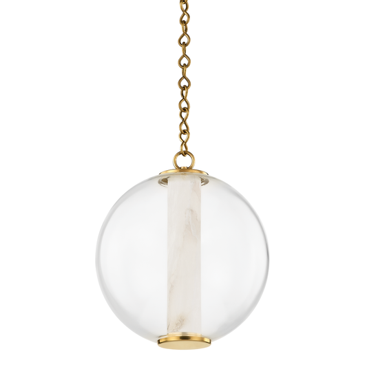 Pietra Pendant In VINTAGE BRASS Finish