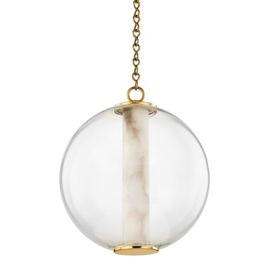 Pietra Pendant In VINTAGE BRASS Finish