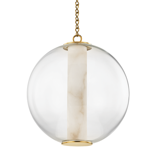 Pietra Pendant In VINTAGE BRASS Finish
