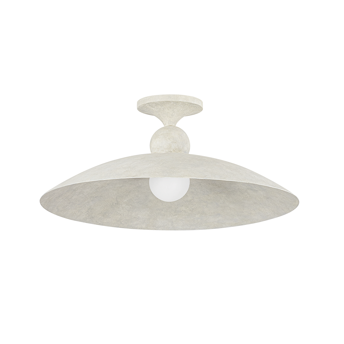 TEELIN Flush Mount with Limewash Plaster Finish