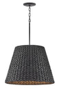 Seabrook Medium Chandelier In Black Finish