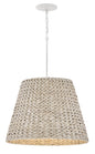Seabrook Medium Chandelier In White Finish