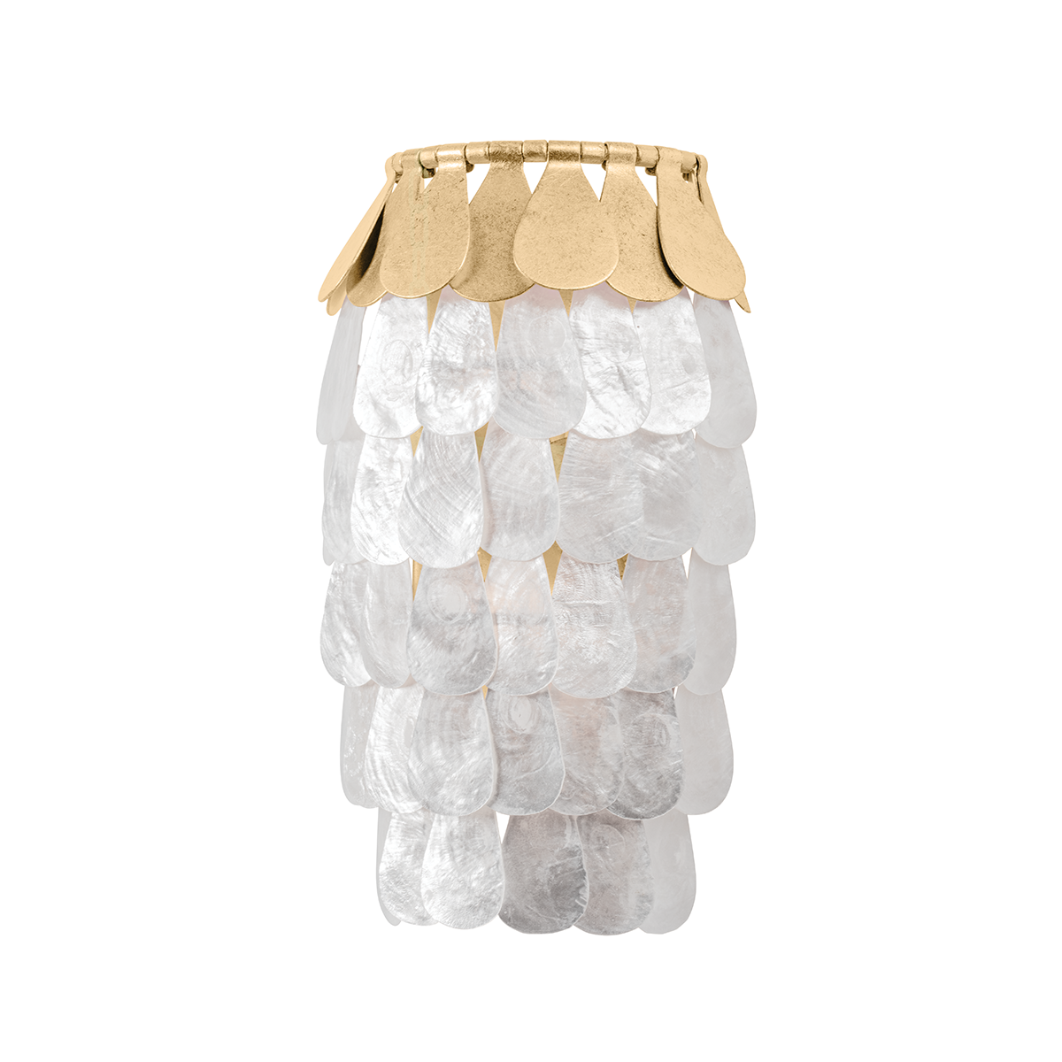 Coralie Wall Sconce In VINTAGE GOLD LEAF Finish