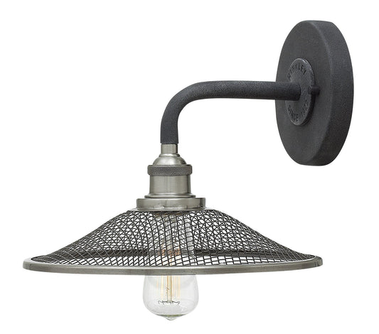 Rigby Small Single Light Sconce In Black Finish