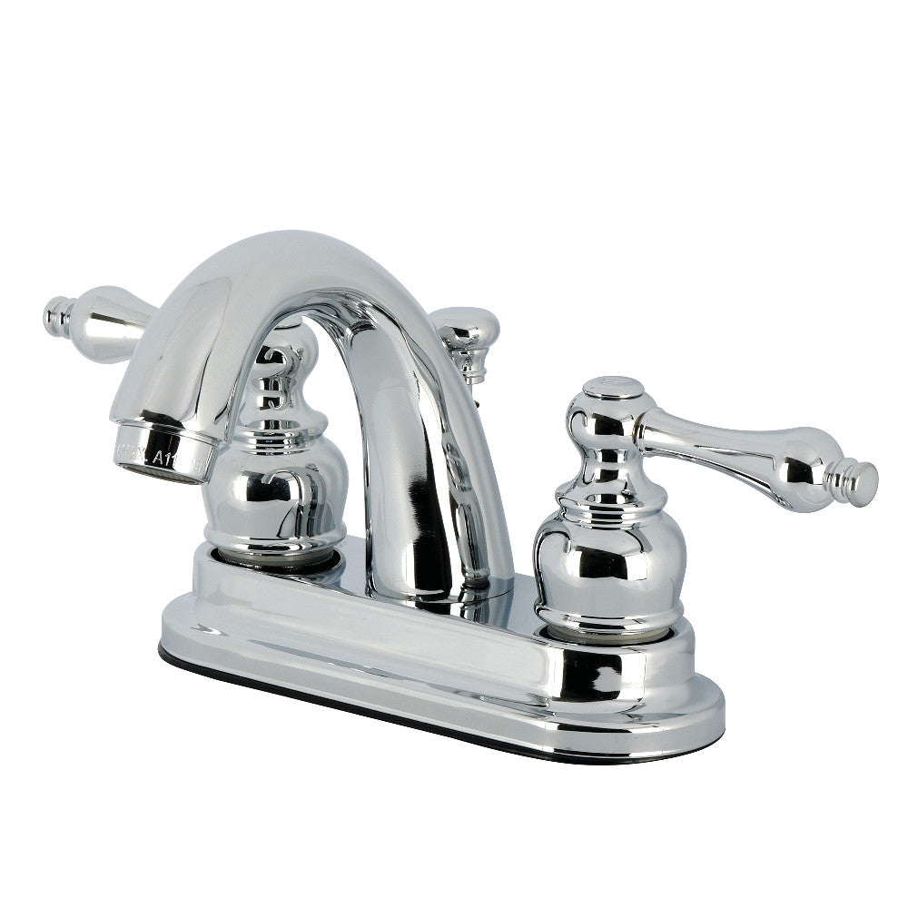 Restoration 4 Inch Centerset Bathroom Faucet in Polished Chrome