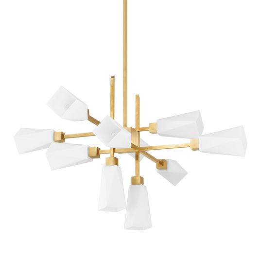 Artemis Chandelier In VINTAGE BRASS Finish