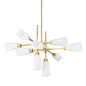 Artemis Chandelier In VINTAGE BRASS Finish