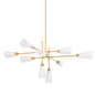 Artemis Chandelier In VINTAGE BRASS Finish