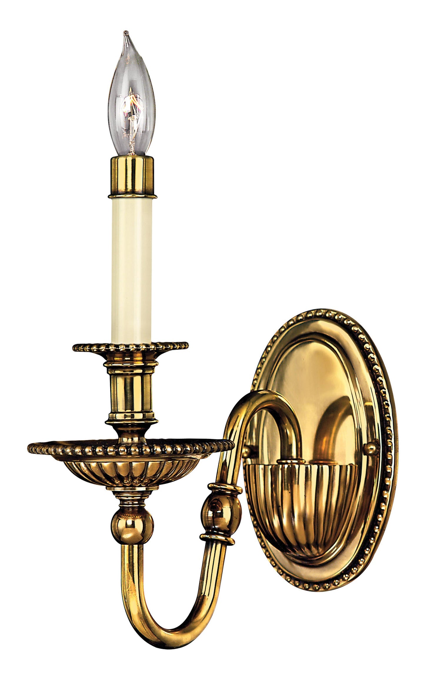 Cambridge Medium Single Light Sconce In Gold Finish