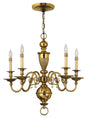 Cambridge Medium Single Tier Chandelier In Gold Finish