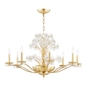 Beaumont Chandelier with Aged Brass Finish