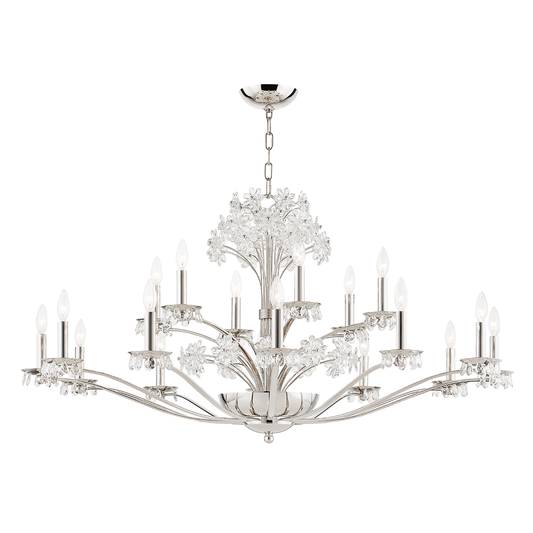 Beaumont Chandelier with Polished Nickel Finish