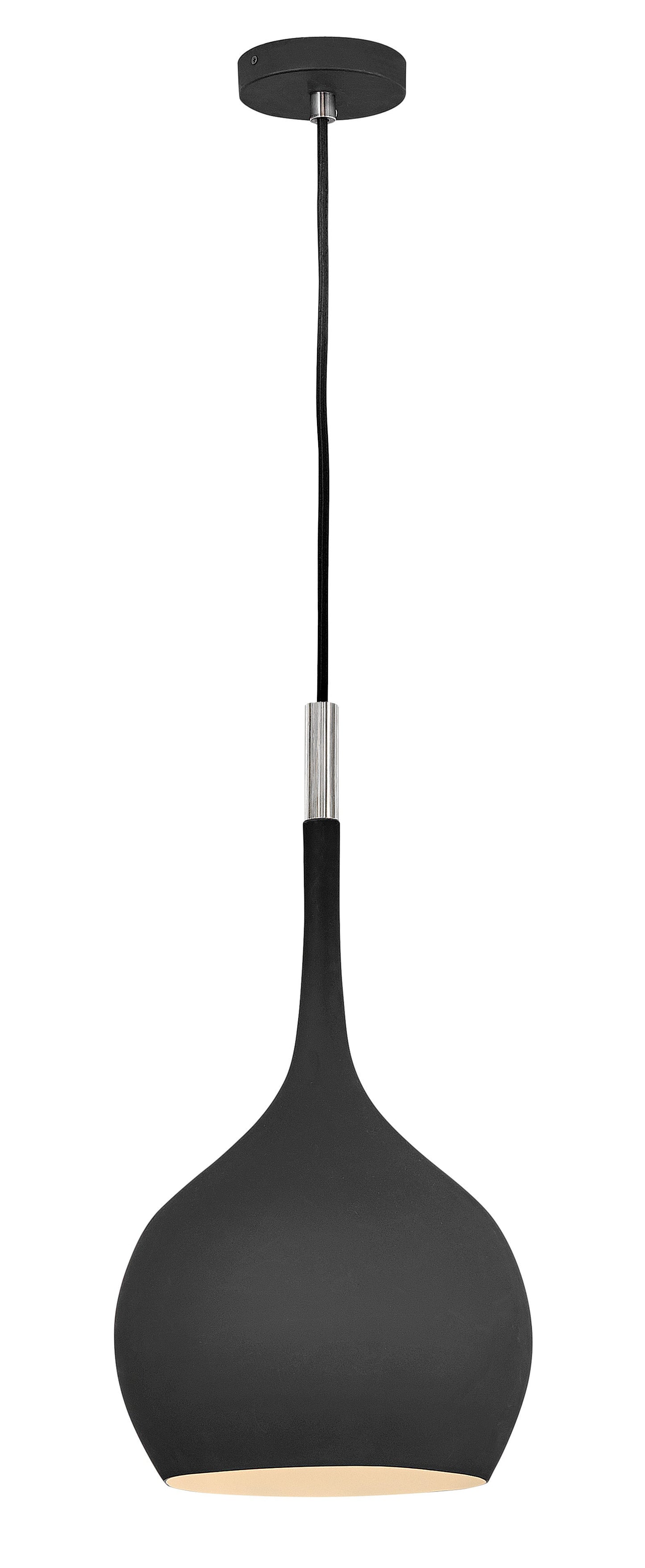 Ziggy Medium Pendant In Black Finish