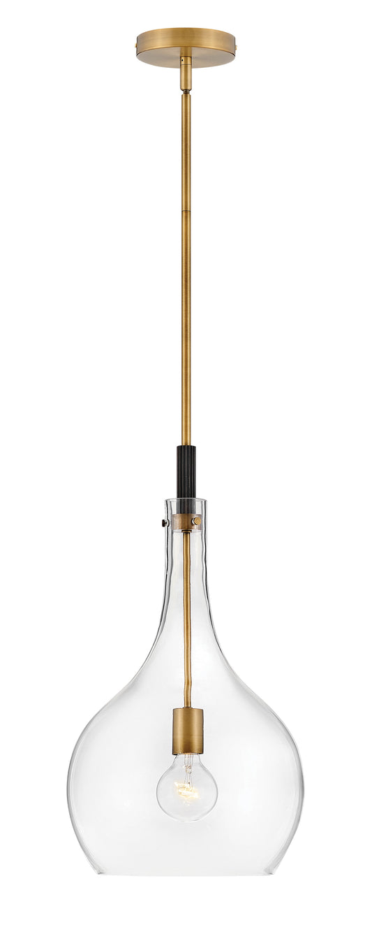 Ziggy Medium Pendant In Light Brass Finish