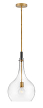 Ziggy Medium Pendant In Light Brass Finish