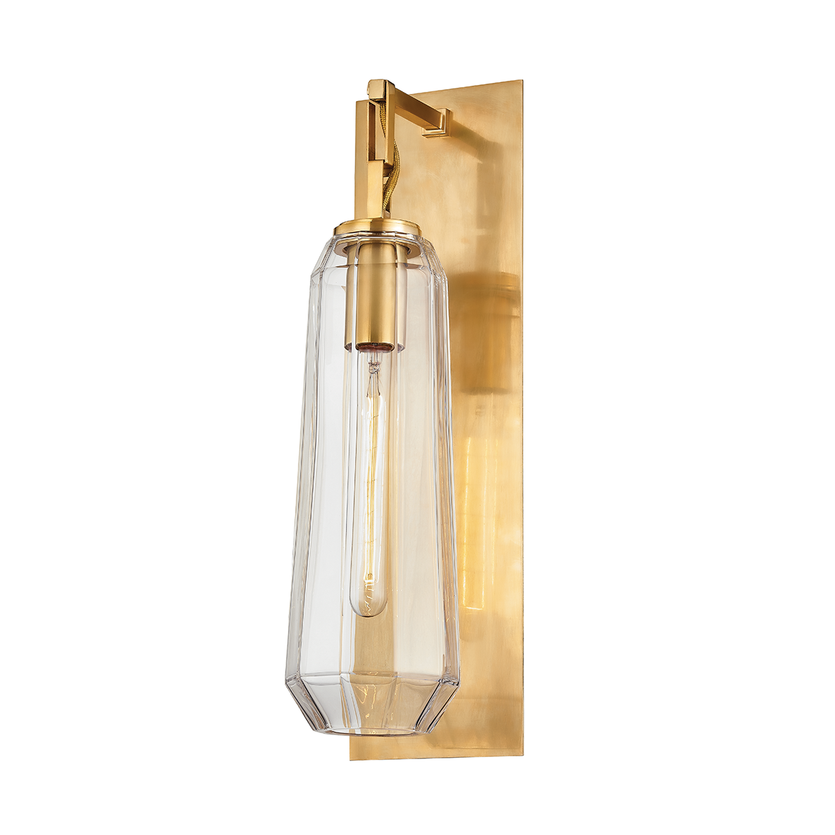 Copenhagen Wall Sconce In VINTAGE BRASS Finish