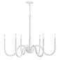 Maris Large Chandelier In White Finish