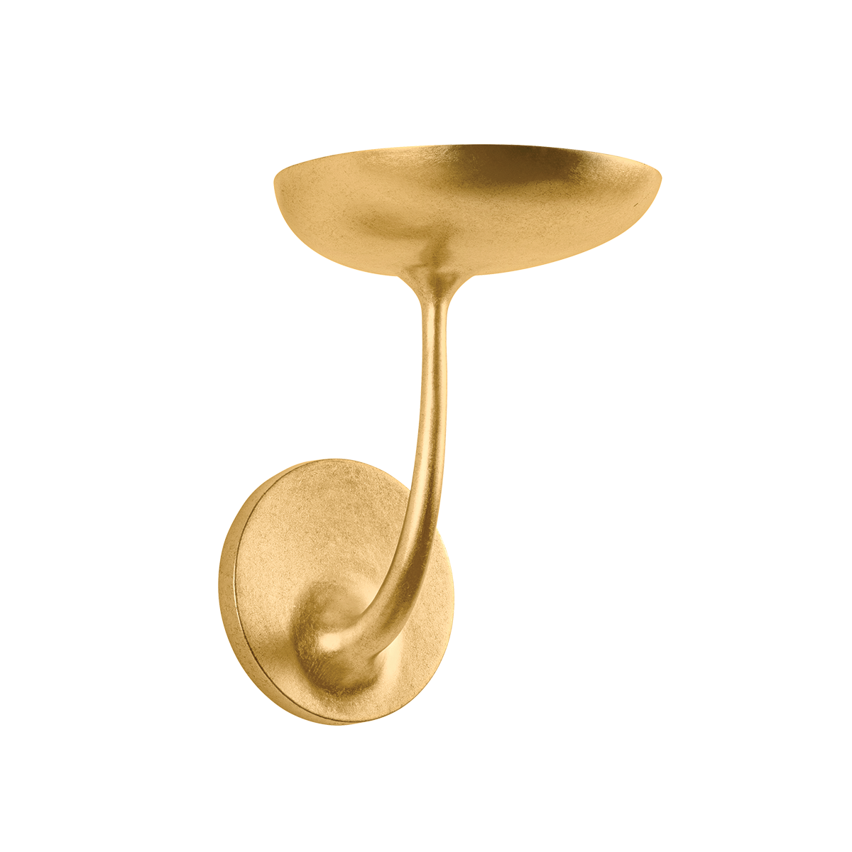 TAORMINA Wall Sconce with VINTAGE GOLD LEAF Finish