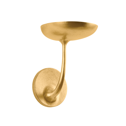 TAORMINA Wall Sconce with VINTAGE GOLD LEAF Finish