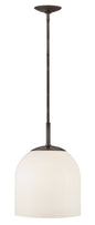 Willa Medium Convertible Pendant In Black Finish