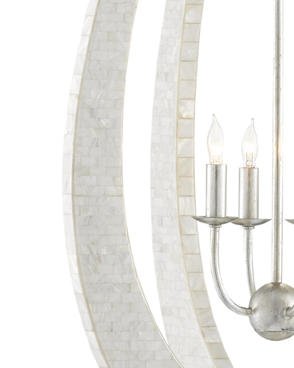 Arietta White Teardrop Chandelier
