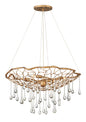 Laguna Medium Single Tier Chandelier In Gold Finish