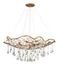 Laguna Large Single Tier Chandelier In Gold Finish