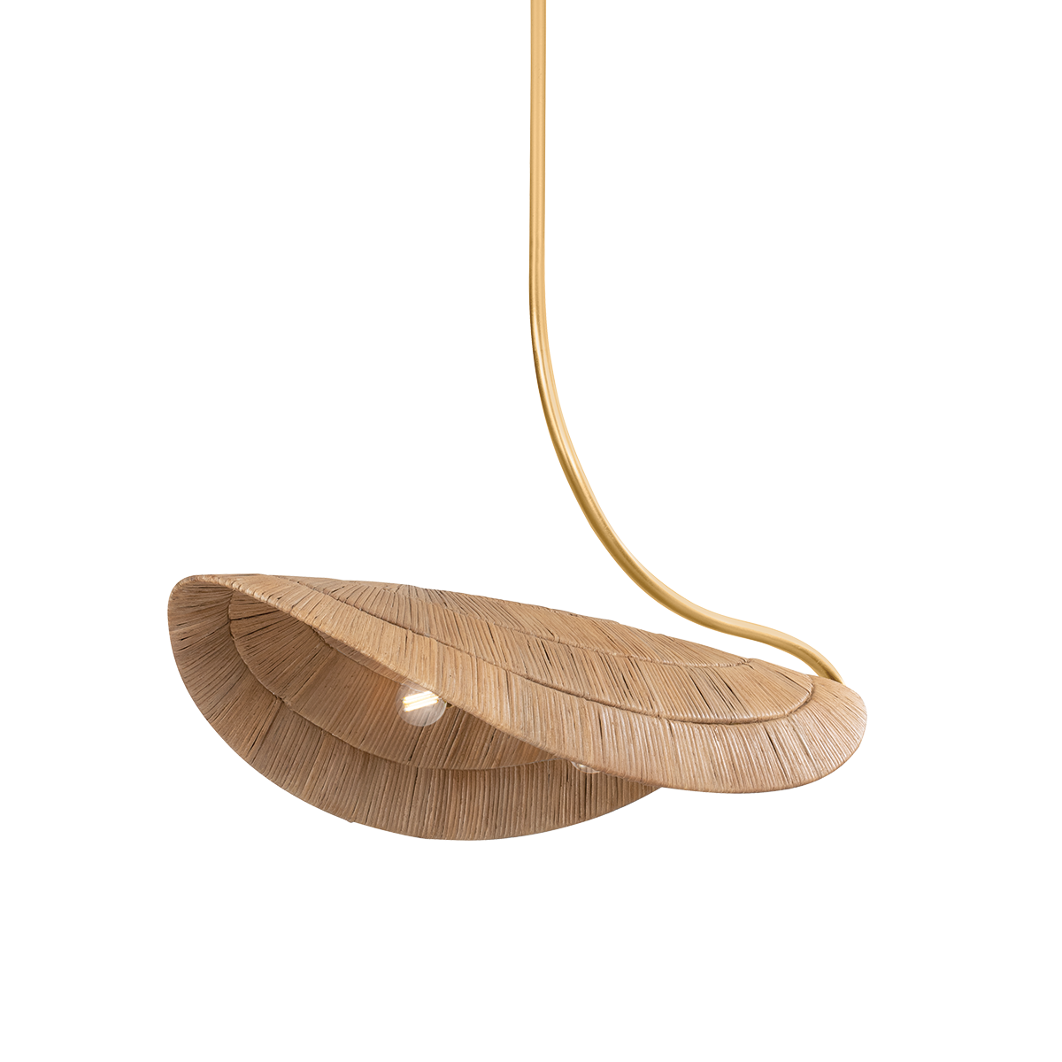 Medea Linear In Gold Leaf Finish