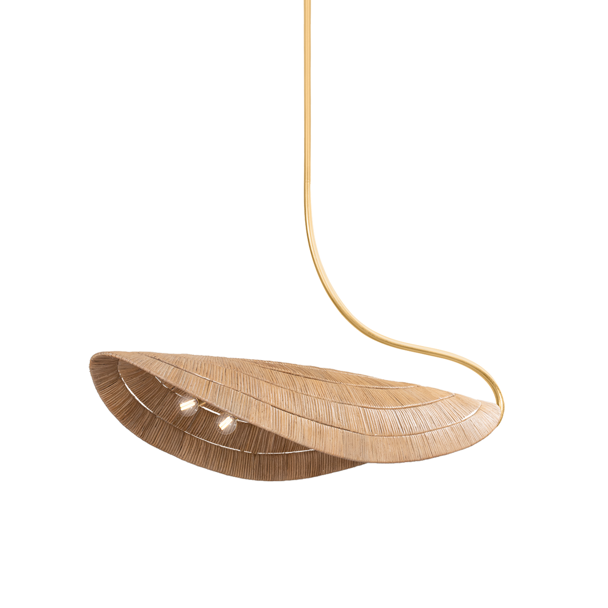 Medea Linear In Gold Leaf Finish