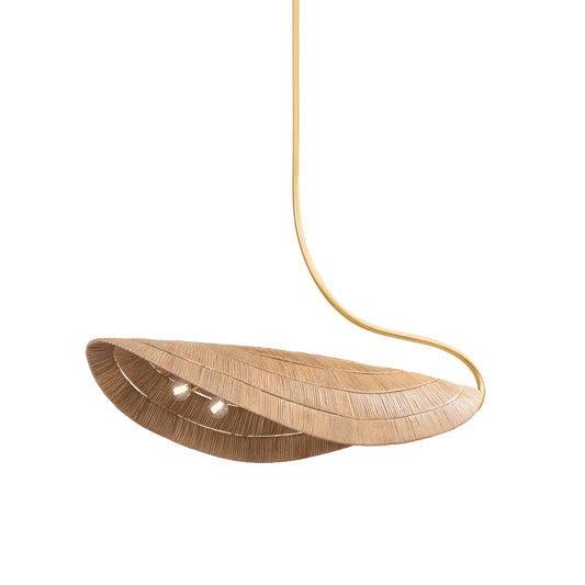 Medea Linear In Gold Leaf Finish