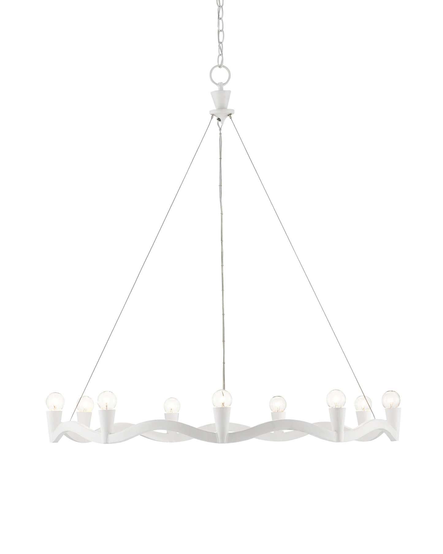 Serpentina White Chandelier