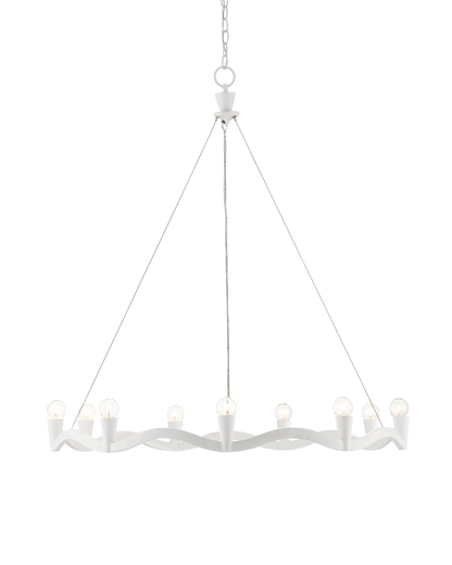 Serpentina White Chandelier