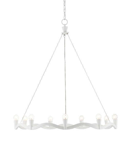 Serpentina White Chandelier
