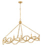 Leona Medium Eight Light Linear In Gold Finish