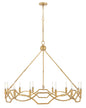 Leona Large Chandelier In Gold Finish