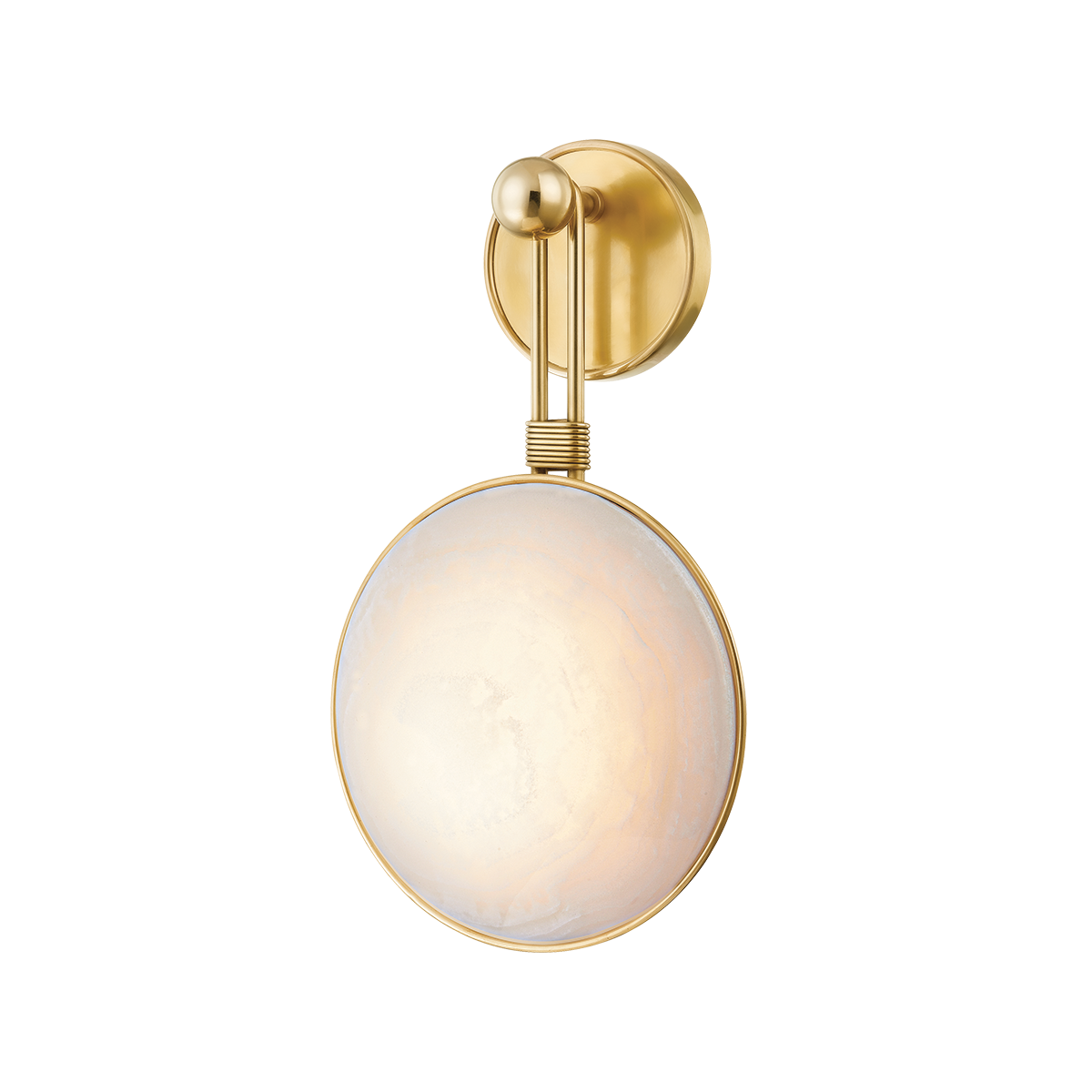 ARES Wall Sconce In Vintage Brass Finish