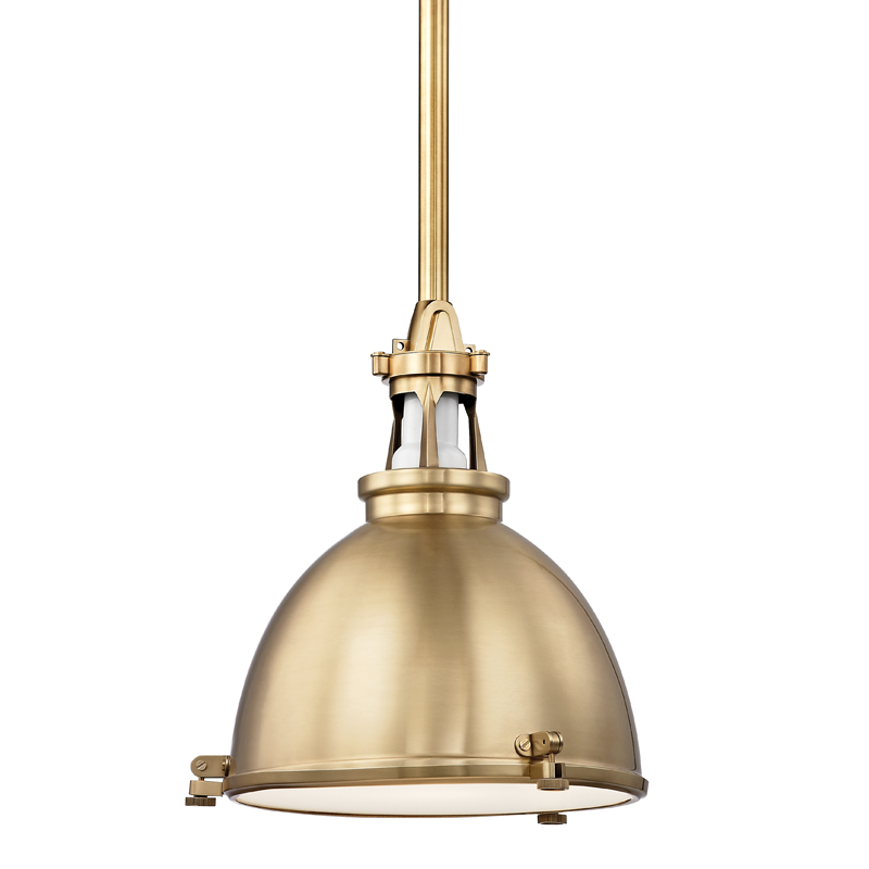 Massena Pendant with Aged Brass Finish