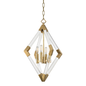 Lyons Pendant with Aged Brass Finish