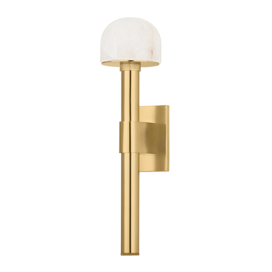 BELLVALE Wall Sconce with Aged Brass Finish