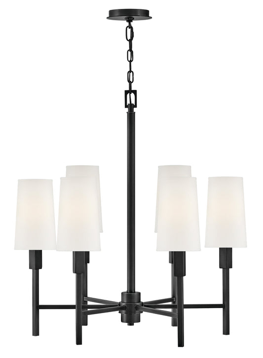 Fenwick Medium Chandelier In Black Finish
