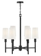 Fenwick Medium Chandelier In Black Finish
