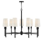 Fenwick Large Chandelier In Black Finish