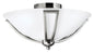 Bolla Medium Flush Mount In Brushed Nickel Finish