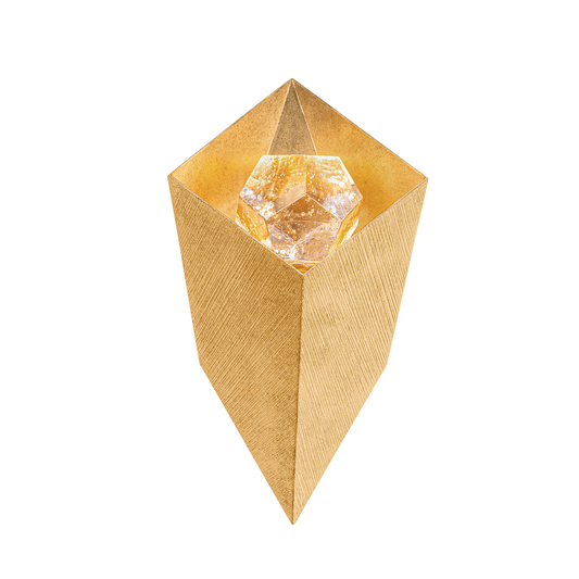 CONCH Wall Sconce In Vintage Gold Leaf Finish