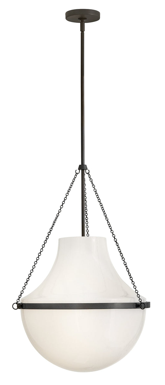 Collins Large Pendant In Black Finish
