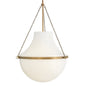 Collins Large Pendant In Light Brass Finish