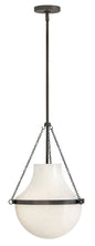 Collins Medium Pendant In Black Finish