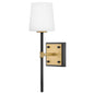 Saunders Medium Sconce In Black Finish